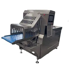 स्वचालित ठंडा पोर्क चिकन गोमांस बेकन हैम मांस स्लिसिंग स्लिंग मशीन