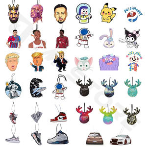 Parfum aroma udara mobil kerajinan kertas ide baru Logo kustom untuk parfum kartu kertas gantung penyegar hadiah promosi lainnya - Product Image 5