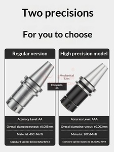 CNC Takım Tutucu BT30/BT40/BT50 ER16 CNC İşleme Merkezi için Yüksek Hassasiyetli Dinamik Denge Frezeleme Aleti - Product Image 3