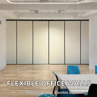 Paravent pliable indépendant pour intérieur, cloison mobile légère adaptée aux espaces de travail et aux bureaux