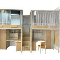 Meilleur rapport qualité/prix Lit mezzanine avec bureau et rangement Auberge de jeunesse à capsule Lits superposés Auberge de jeunesse à capsule modulaire Lit à capsule pour le sommeil