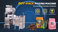Máquina empacadora de llenado de bolsas prefabricadas de granos de café de alta precisión para máquina empacadora con cremallera de granos de café tostados