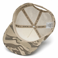 Casquette Trucker structurée à 5 panneaux avec patch tissé, dos entièrement en maille, effet délavé, visière courbée, fermeture Snapback, faible MOQ, vente en gros |   Casquettes en maille Topi Patch
