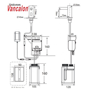 Dispensador Automático de Jabón en Espuma VACALON V-752 con Sensor Sin Contacto, Personalizable con Logotipo, Tecnología de Latón, para Baños de Hotel - Product Image 5