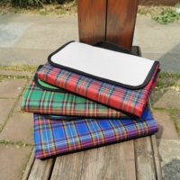 Tapis de pique-nique bohème en gros, coussin, tapis imprimé sur mesure, drap Oxford portable, tapis de pique-nique bohème