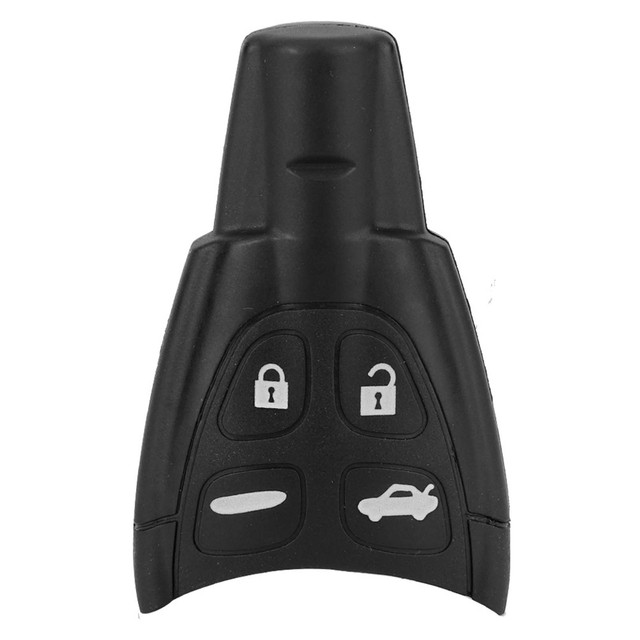 4 Buttons Car Key Case Key Shell Replacement Accessories Fit for Saab 93 95