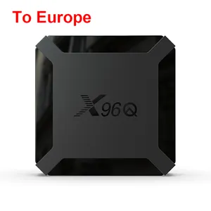 RTS Hottest New Model Android 10.0 Smart Box X96Q Allwinner H313 X96 8K 4K TV Box From France To Europe