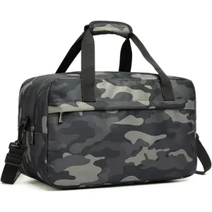 20L Under Seat Carry on Overnight Camo Bag Sports Tote Gym Waterproof Weekender Weekend Duffle Travel Bag Plane for Men Women