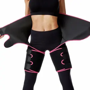 Neoprene Slim Thigh Trimmer Leg Shapers Slimming Belt Waist Trainer Sweat Shapewear Fat Burning Compress Belt for Women