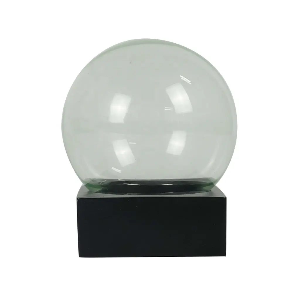 Commercio all'ingrosso FAI DA TE personalizzati boule Souvenir di vetro vuota globo di neve con base di resina
