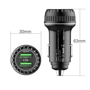 Cargador de Coche de Alta Calidad 2025 con Forma de Neumático, Doble Puerto USB, Carga Rápida QC3.0 para Teléfonos Móviles Apple, Samsung, Huawei, LG, HTC, Xiaomi - Product Image 5
