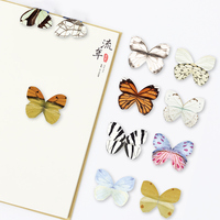 Marque-pages magnétiques en gros BIG ROLE SQ5457, 16 pièces, marque-pages papillon vintage, clips de lecture assortis en forme d'insectes, papeterie