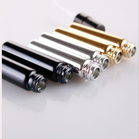 5ml 10ml UV doré argent noir cosmétique flacons en verre tube bouteilles en verre de diffuseur de parfum vaporisateur en aluminium atomiseur