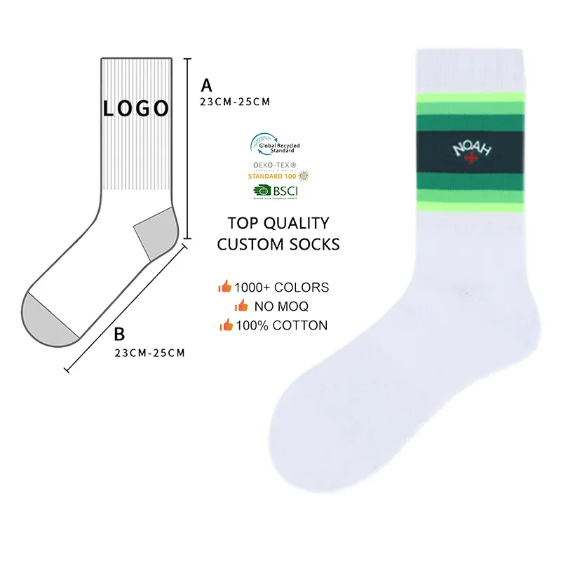 OEM High Quality Design Your Own Logo Fashion Crew Socks Custom Design Comfortable Mens Business Dress Socks