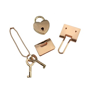 Khóa Móc Hợp Kim Hình Trái Tim Khóa Tình Yêu Với Hộp Trang Sức Chính Hộp Lưu Trữ Khóa Nhật Ký Riêng - Product Image 6