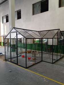 زجاج غرفة شمس حديقة الدفيئة تجميع سريع هيكل نمط فاخر حجم كبير الدفيئة قابل للتعديل نافذة الألومنيوم الإطار - Product Image 6