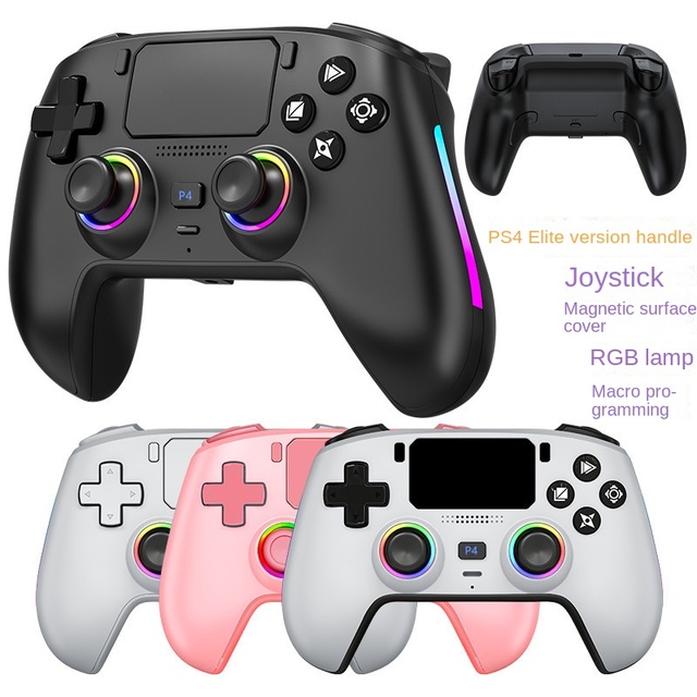 Cross-border Best-selling PS4 Wireless Controller 916WO ABS Magnetic Faceplate Hall-effect Triggers Macro Programming Made