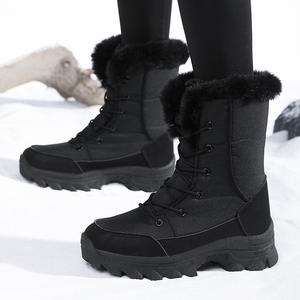 Bottes pour femmes, design tendance, vente en gros, nouvelle collection d'hiver, hauteur mi-mollet, semelle antidérapante, doublure chaude, bottes de neige - Product Image 2