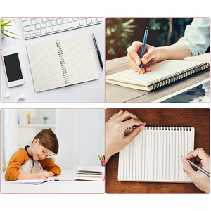 Agenda giornaliera personalizzata A5 personalizzata Agenda tascabile diario diario copertina in pelle Pu punteggiato/quaderno con griglia a punti - Product Image 6