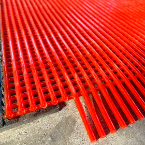 ตะแกรงกรองโพลียูรีเทนแกนเหล็กพร้อมตาข่ายโลหะ ตะแกรงกรองโพลียูรีเทนแบบทำความสะอาดตัวเอง - Product Image 3