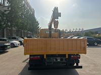 Grue de camion articulée de 4 tonnes à pompe simple, double vérin, rotation à engrenages externes, pour livraison urbaine et travaux de construction