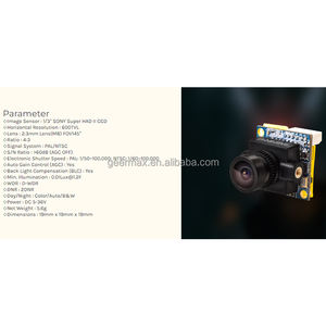 Kit de pièces de rechange pour drone 600TVL caméra pour objectif SpeedyBee <span class=keywords><strong>Eachine</strong></span> 2.3mm (M8) NTSC PAL 4:3 D-WDR 2DNR DC 5-36V FPV Drone Components - Product Image 4