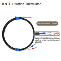NTC 10K capteur de température capteur thermique sonde thermistance étanche résistante à l’huile inox sonde industrielle