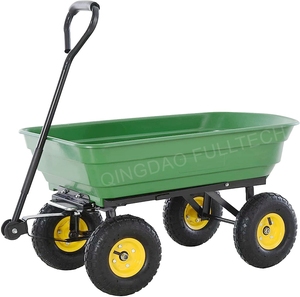 <span class=keywords><strong>Chariot</strong></span> de jardin en polyéthylène, remorque de tondeuse à gazon, <span class=keywords><strong>chariot</strong></span> utilitaire de jardinage, <span class=keywords><strong>chariot</strong></span> de jardin en plastique - Product Image 4