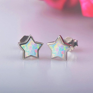 Orecchini a stella per donna, colorati e graziosi, accessori per l'uso quotidiano - Product Image 5