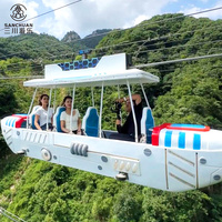 Funiculaires de montagne pour extérieur et intérieur, cabines de transport aérien, Hotfun Cable Car