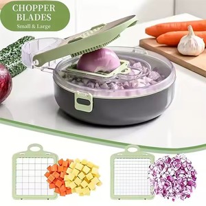 <b>Multifunctional</b> Plastic Kitchen Slicer PP Drain and <b>Vegetable</b> <b>Cutter</b> Wholesale Household Gadgets - Product Image 3