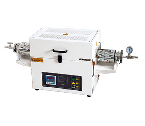 Four tubulaire de laboratoire haute température 1150°C-1200°C, four tubulaire à atmosphère ouverte sous vide, tubes en quartz de 60mm/80mm/100mm en option - Product Image 5