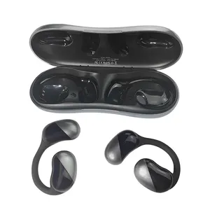 Auriculares inalámbricos Bluetooth con gancho para la oreja de silicona, con cancelación de ruido, auriculares abiertos, de Apple Chipset, función Hifi