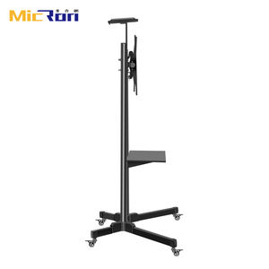 عربة تلفزيون متنقلة كاملة الحركة قابلة للتعديل ، * من من من VESA TV Mounts تناسب 32 بوصة-65 بوصة - Product Image 3