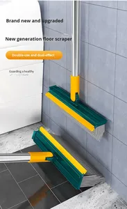 Brosse de nettoyage pour sol de salle de bain, joint de carrelage, mur et toilettes à long manche - Product Image 6