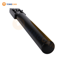 Interrupteur de fin de course industriel YINGCAN, type à bras carré, noir, 30 mm, interrupteur de décalage spécialisé, tige verticale, IP41