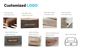 Cama ortopédica para perros de espuma viscoelástica Boucle Yarn, cama <span class=keywords><strong>Premium</strong></span> para mascotas, comodidad y soporte - Product Image 6