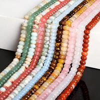 Collier en pierre naturelle en gros avec fermoir en acier inoxydable plaqué or 18 carats, réglable, bijoux perlés en pierre naturelle pour femme, cadeau