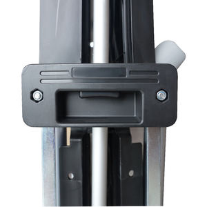 रेस्तरां उपकरण ढहने एल्यूमीनियम और प्लास्टिक 3-शेल्फ मैनुअल उपकरण ट्रॉली पहियों के साथ रसोई गाड़ी - Product Image 6