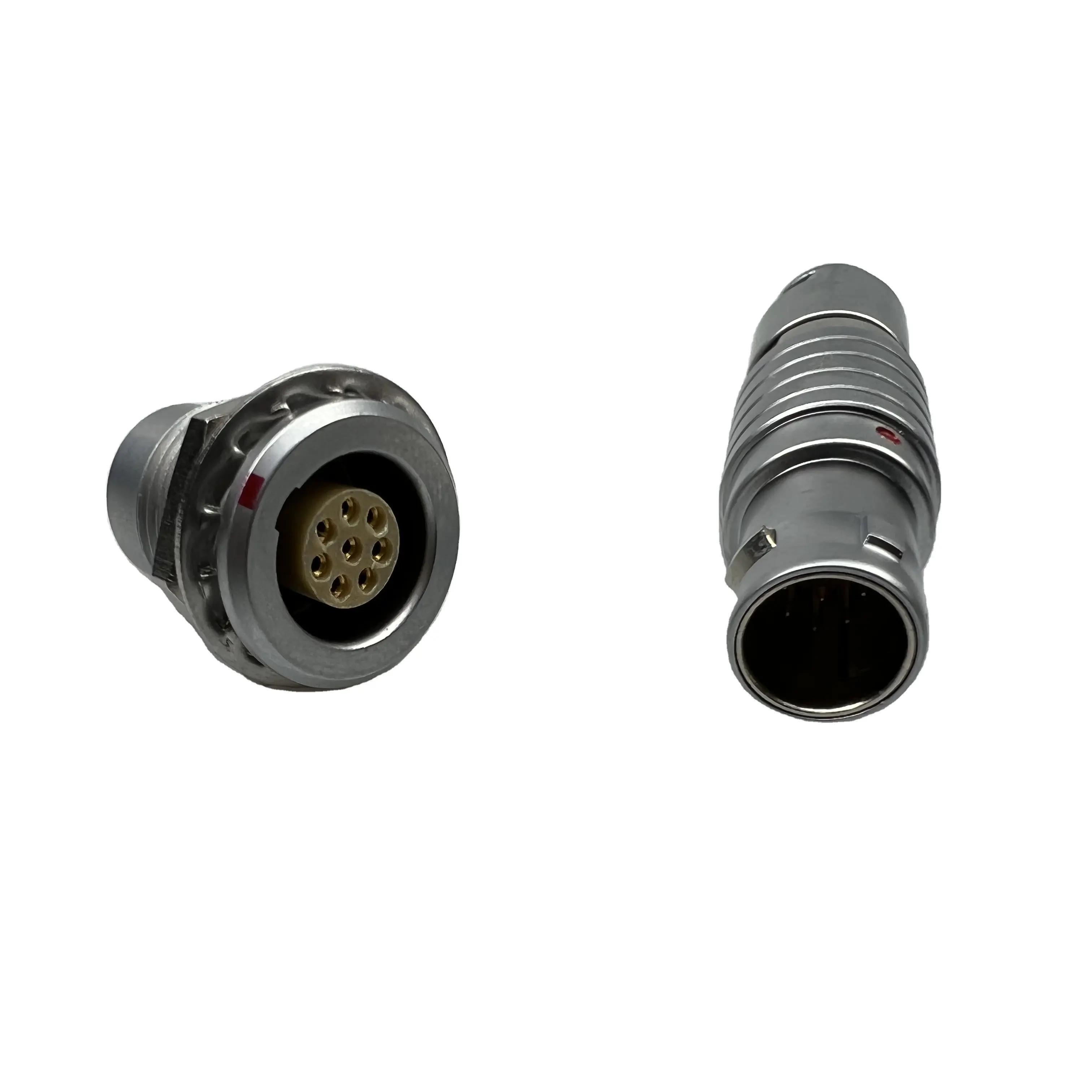 2 / 3 / 4 / 5 / 6 / 7 / 8 / 10 / 12 / 14 pin socket plug1b series metal round 360 degree EMC low-cost push-pull connector