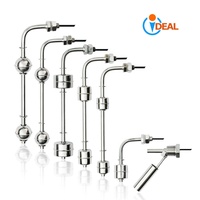 Interrupteurs de niveau à flotteur en acier inoxydable de qualité industrielle SS304/SS316L, trois points de commutation, capteur de niveau de réservoir d'eau
