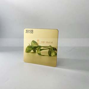 EX492 PVD Gold <b>Mirror</b> Stainless Steel Decorative <b>Sheet</b> for Mall Villa Interior Project - Product Image 2