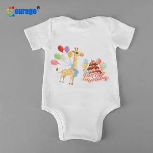 Body de Bebé Sublimable de Nuevo Diseño Directo de Fábrica, Body de Poliéster Suave Unisex para Recién Nacidos y Niños Pequeños - Product Image 1