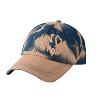Gorra de 6 Paneles de Algodón Personalizada con Bordado Plano para Uso Casual Vintage