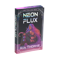 Pencetakan Buku Paperback Kustom dengan Tepi Berlapis Semprot, Pencetakan Foil Laser, Spot UV, Produsen Novel Softcover