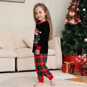 Conjunto de <span class=keywords><strong>Pijamas</strong></span> para Niños, Estilo Europeo y Americano, de Tela Ignífuga, Suave, Navidad 2026, Otoño, Nueva Llegada, para Niños y Niñas - Product Image 5