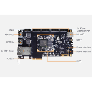 Plataforma de evaluación de transmisión de datos de alta velocidad PCIe SFP con placa FPGA AMD Xilinx ALINX AXP100B Pango Logos2 - Product Image 2
