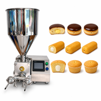 Machine de remplissage de pâtisseries à écran tactile pour donuts, bagels, babkas, focaccias, croissants / Machine à garnir le pain / Machine à garnir le pain de confiture