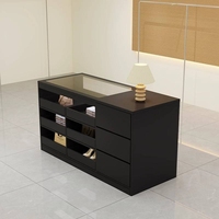 Éclairage LED Vitrine en verre Île de table pour bijouterie Affichage pour magasin de vêtements Affichage