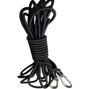 Corde élastique avec crochet à ressort en acier inoxydable, 5m, accessoires de pêche durables pour poissons d'eau douce, ligne de pêche en bateau, pêche en mer - Product Image 3